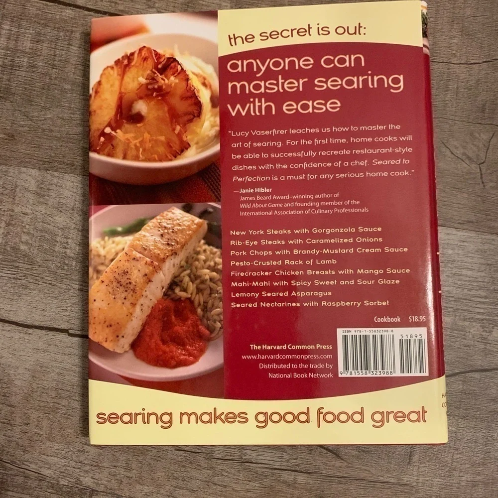 The Simple Art of‎ Searing in Flavor Hardcover Cookbook by Lucy Vaserfirer – New
